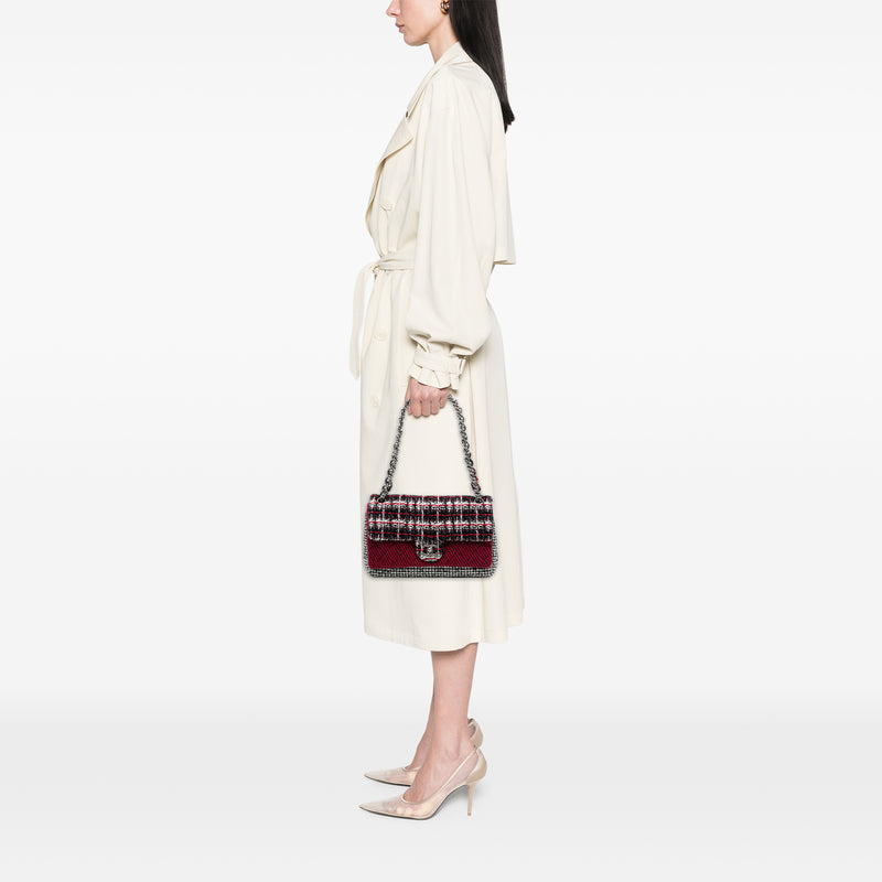 Medium CC Tweed Multi Print Double Flap - Image 7
