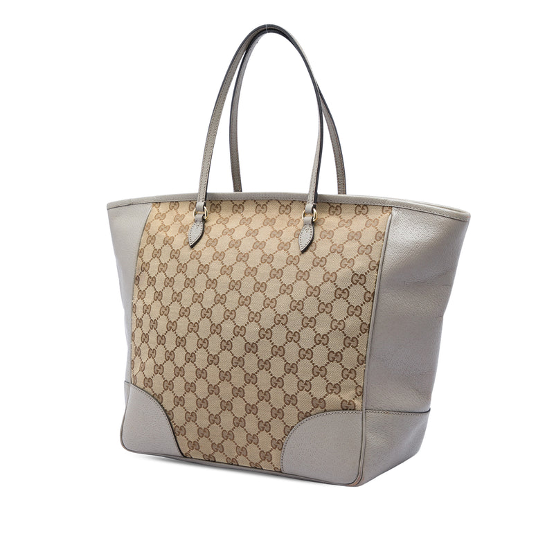 GG Canvas and Leather Bree Tote - Image 2