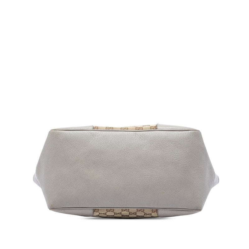 GG Canvas and Leather Bree Tote - Image 3
