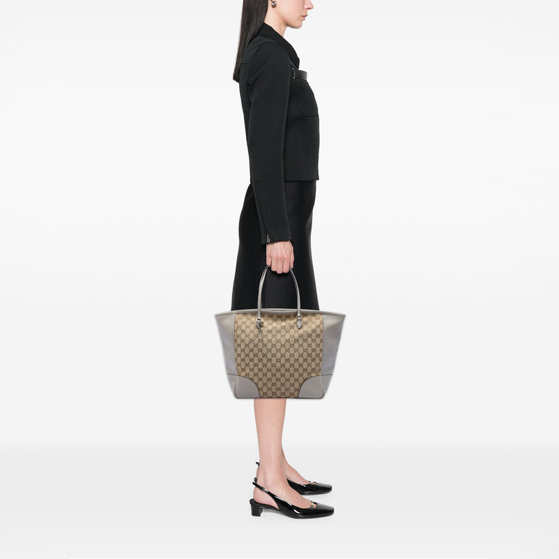 GG Canvas and Leather Bree Tote - Image 5