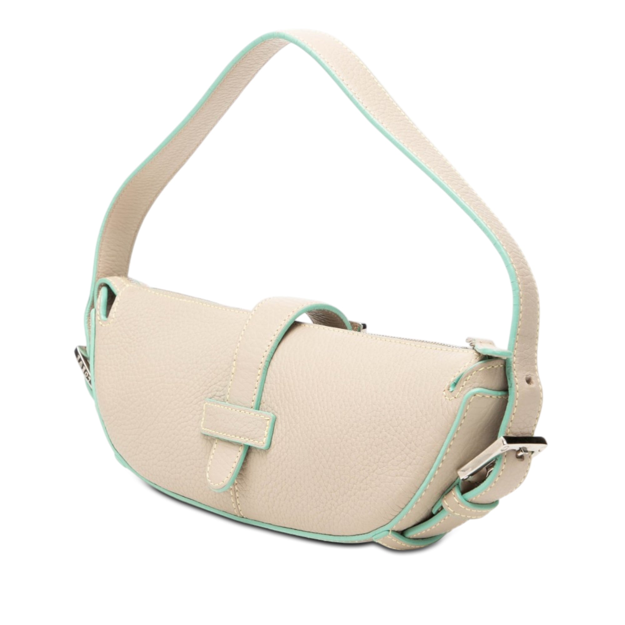 Mini Pebbled Leather Boat Bag - Image 2