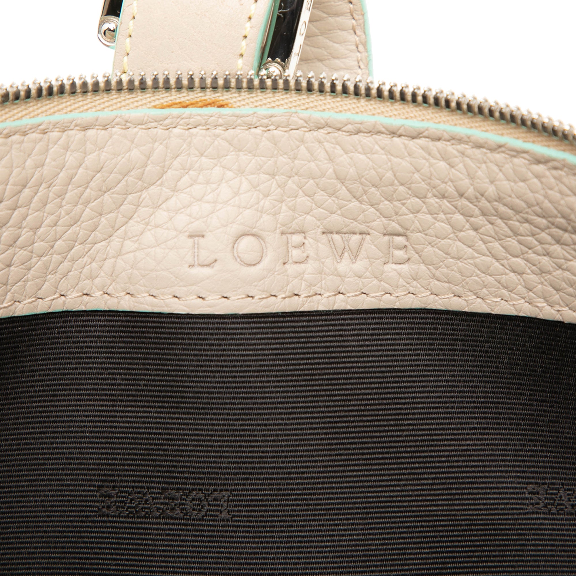 Mini Pebbled Leather Boat Bag - Image 5