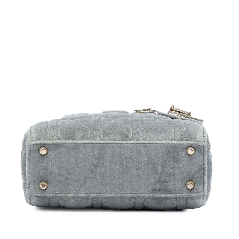 Mini Velvet Cannage Lady Dior - Image 3