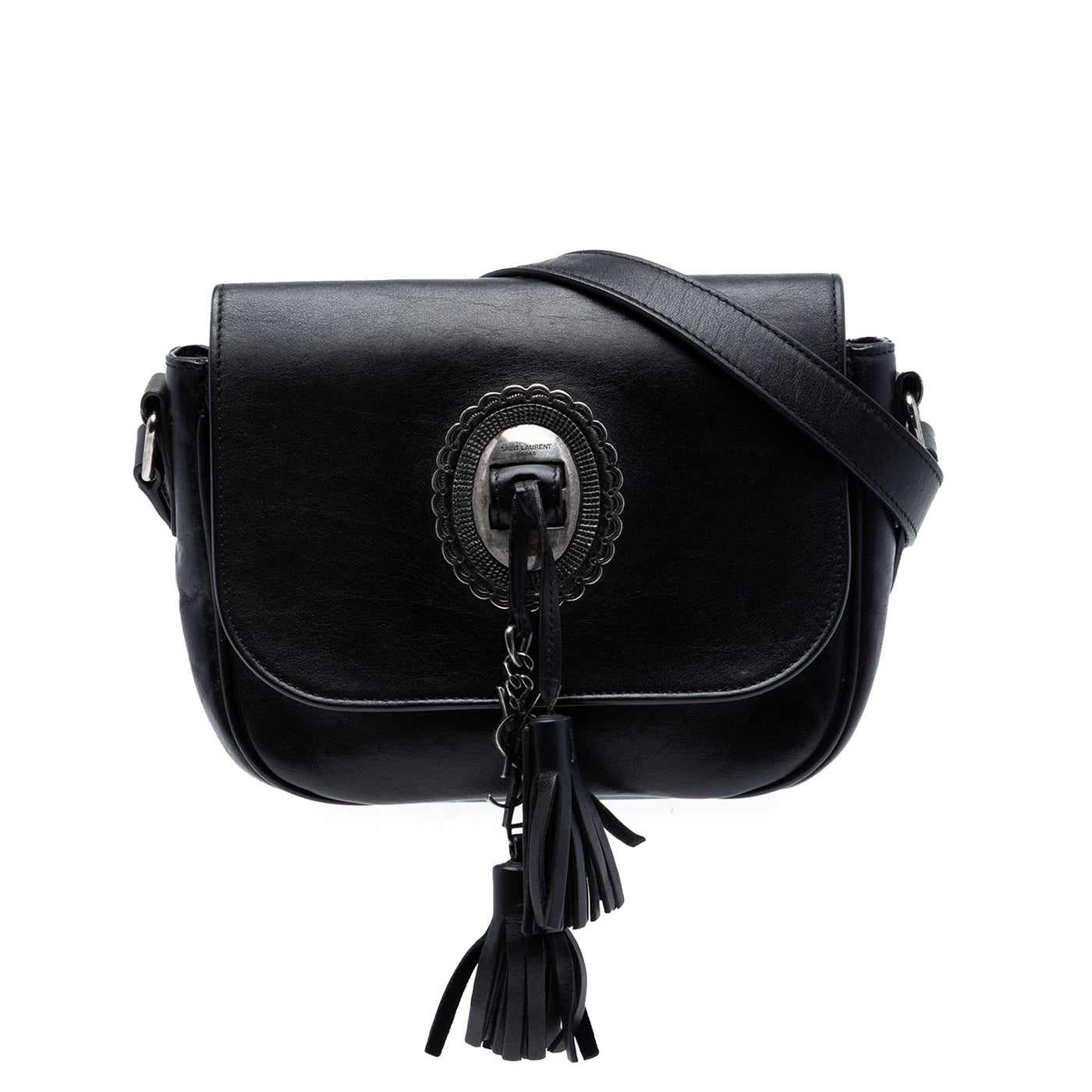 Calfskin Kim Tassel Crossbody - Image 1