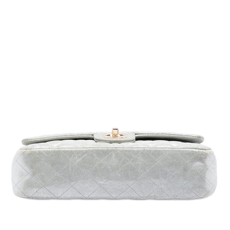 Medium Classic Metallic Lambskin Double Flap - Image 3