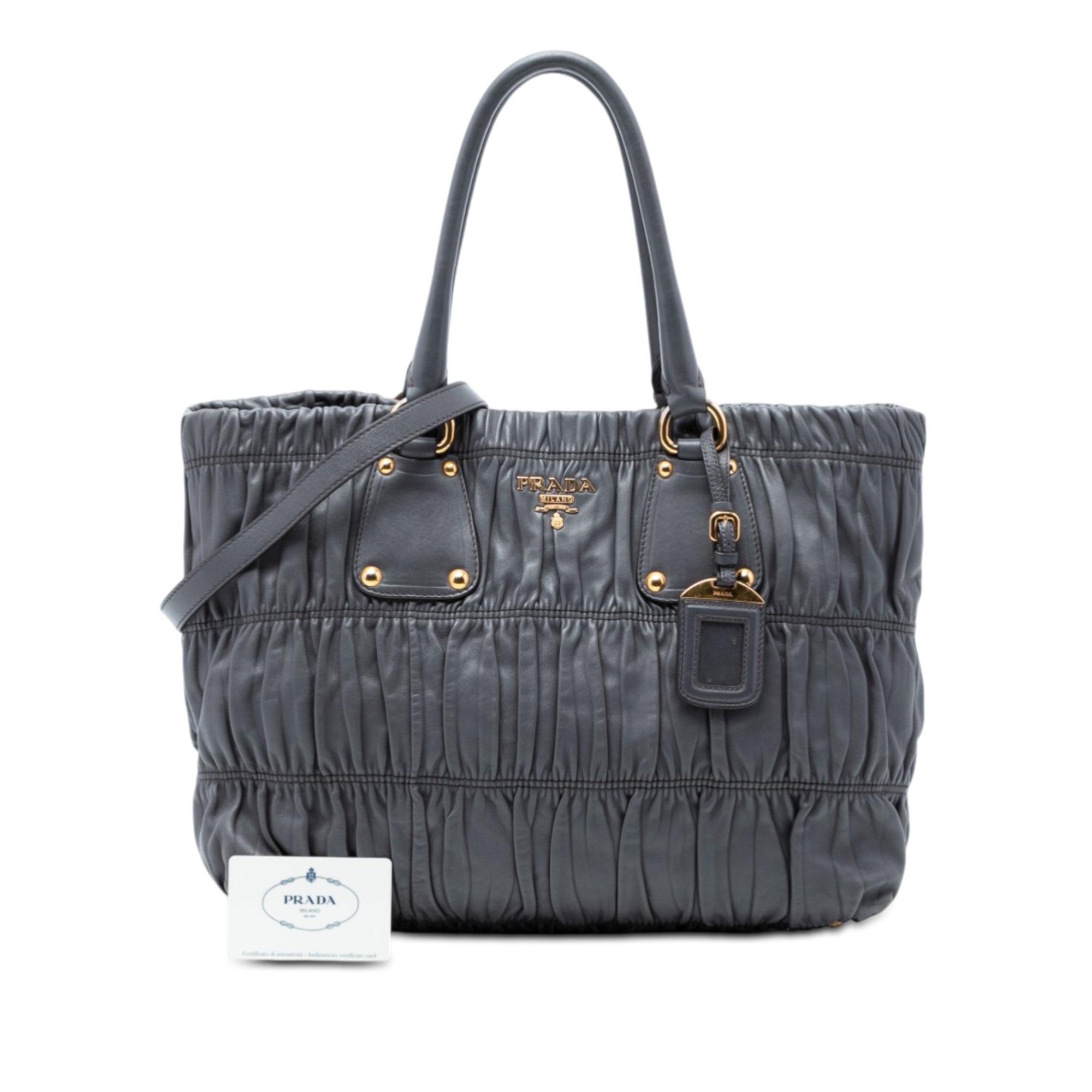Nappa Gaufre Satchel - Image 7