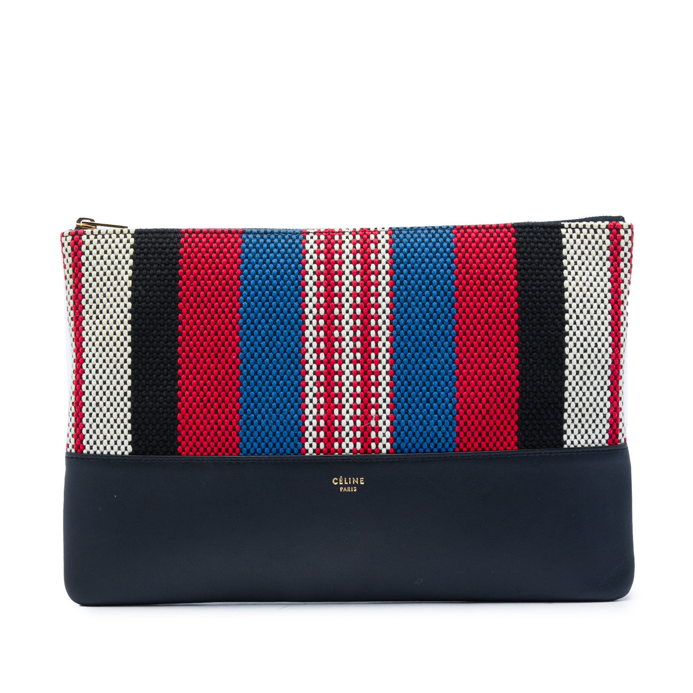Canvas Striped Solo Pouch - Image 1