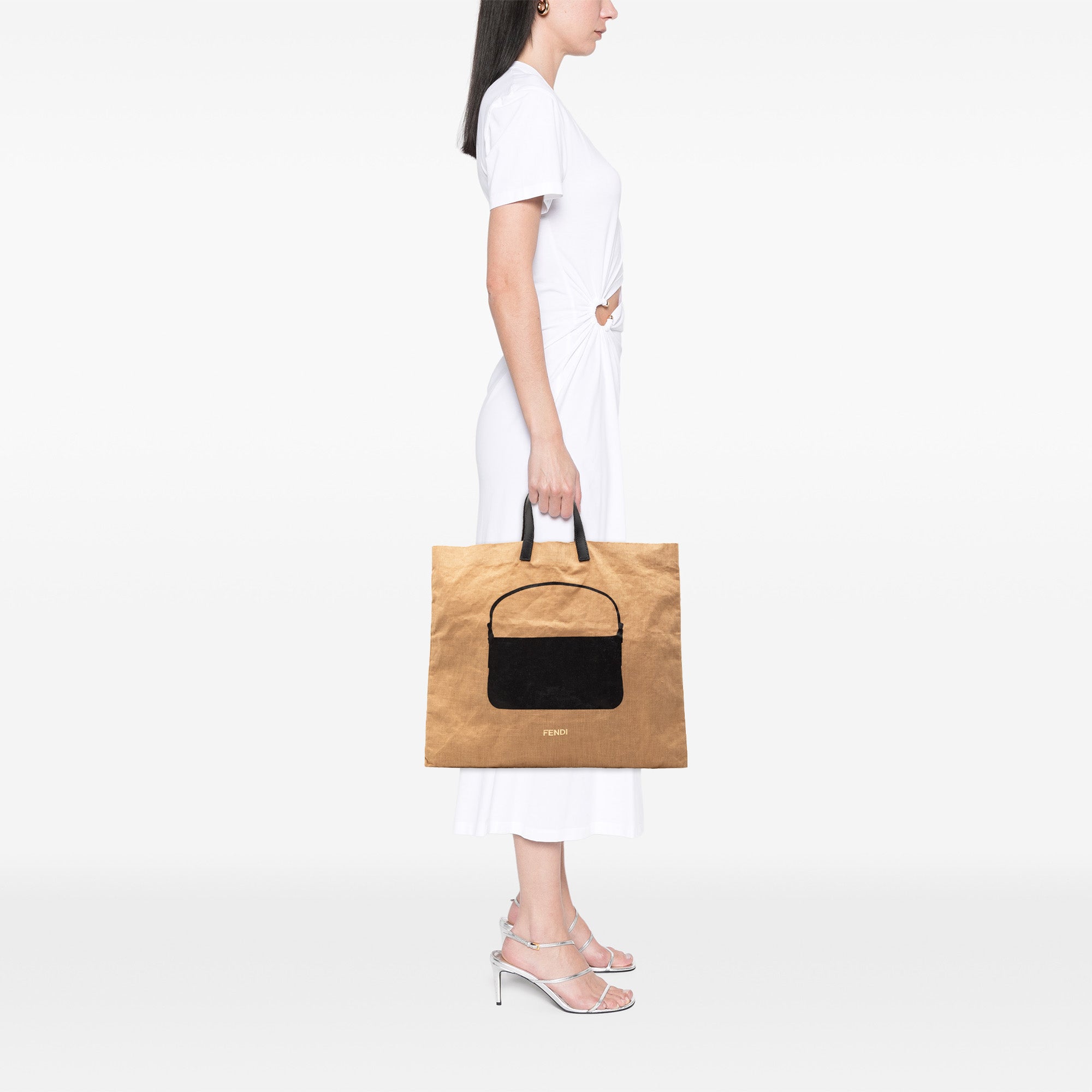 Hemp Silhouette Baguette Tote - Image 7
