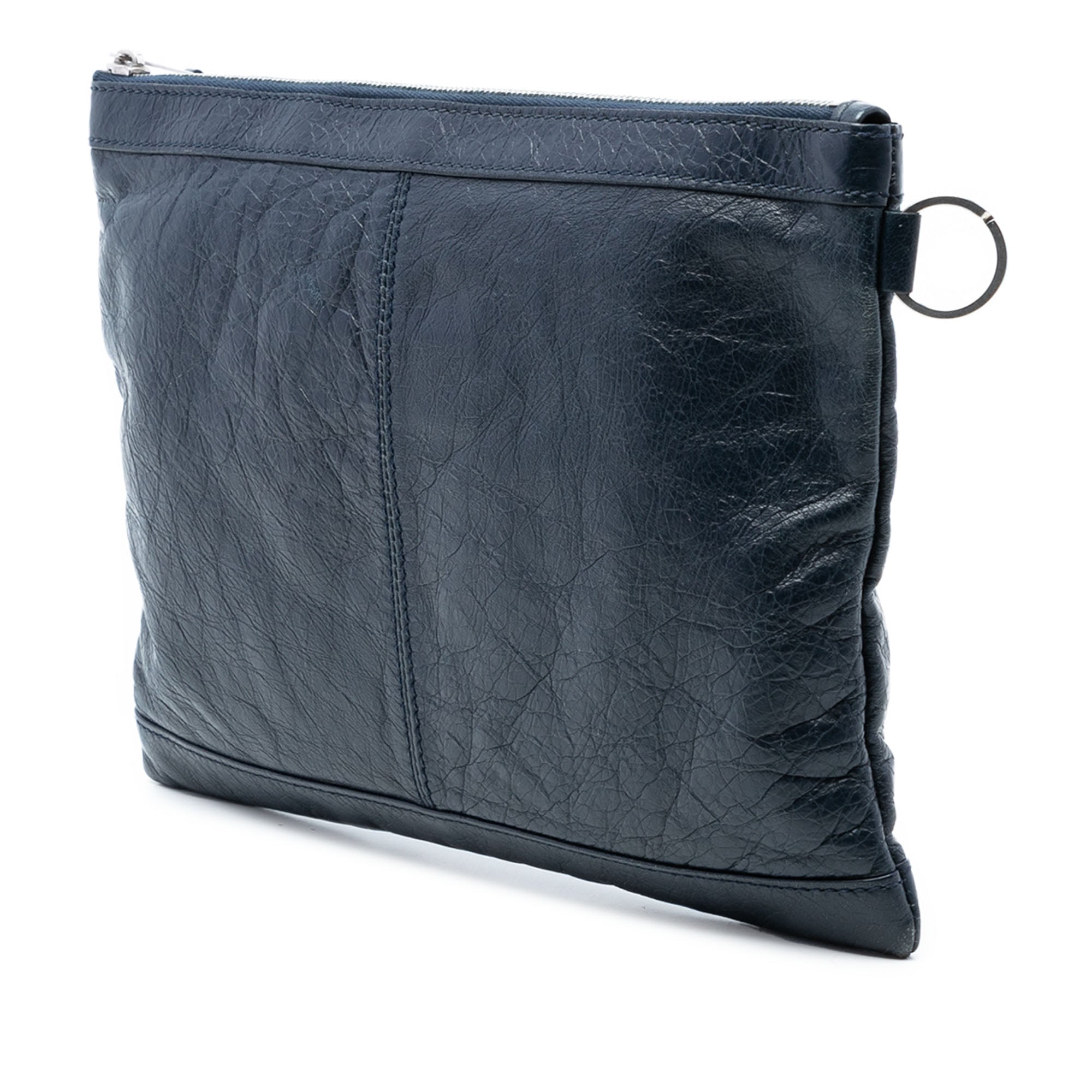 Lambskin Motocross Classic Clip M Clutch - Image 2