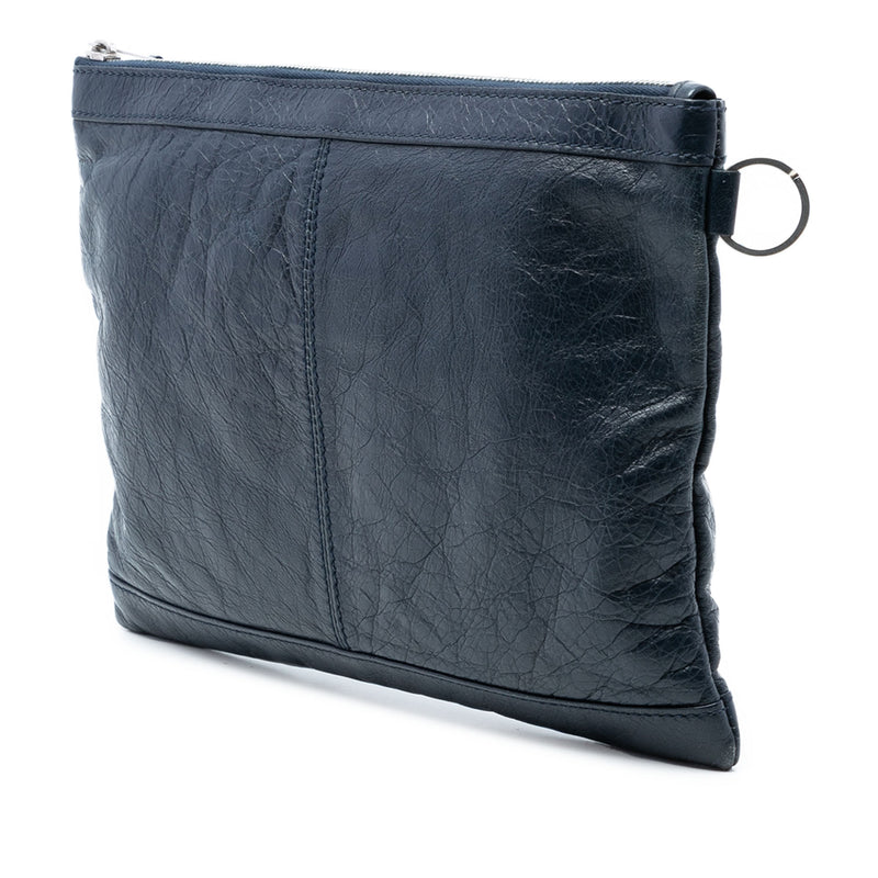 Lambskin Motocross Classic Clip M Clutch - Image 2