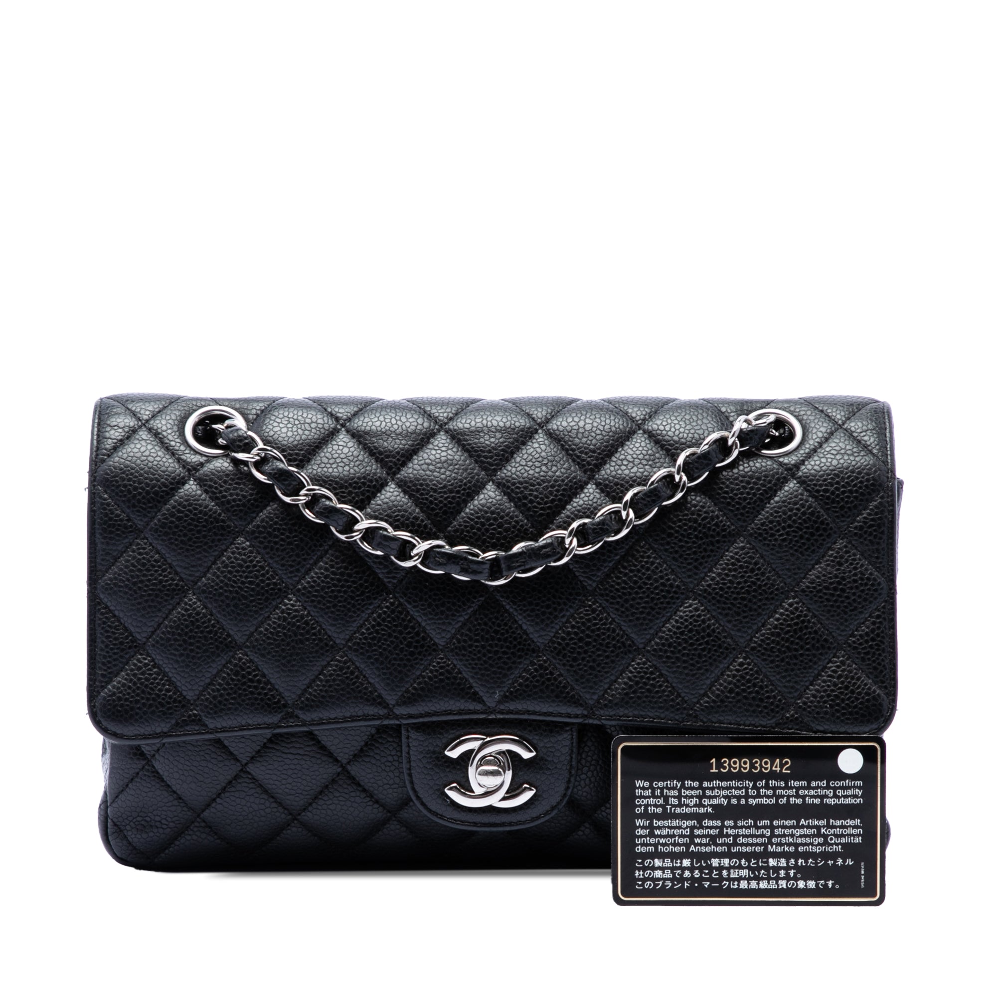 Medium Classic Caviar Double Flap - Image 7