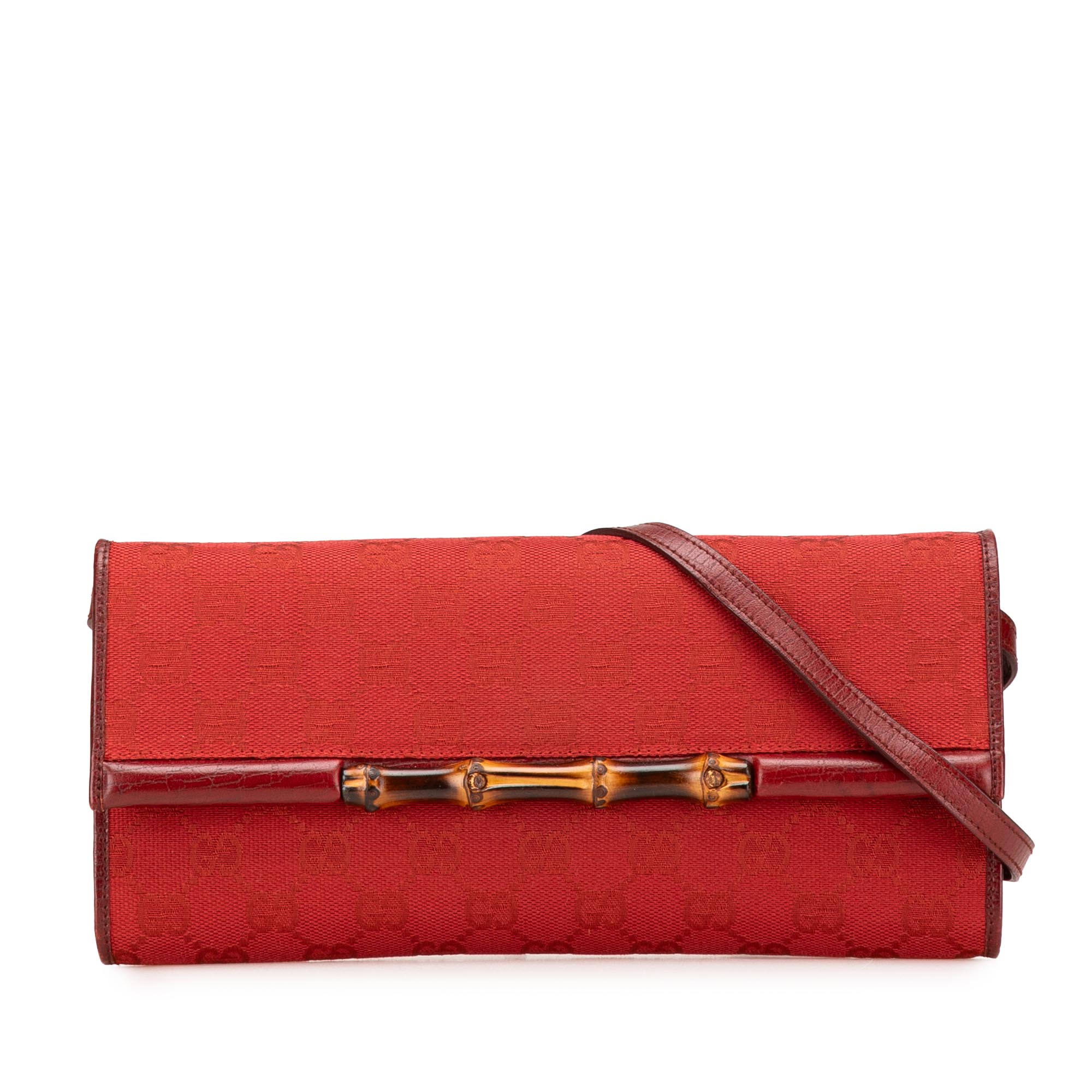 GG Canvas Bamboo Bar Crossbody - Image 1