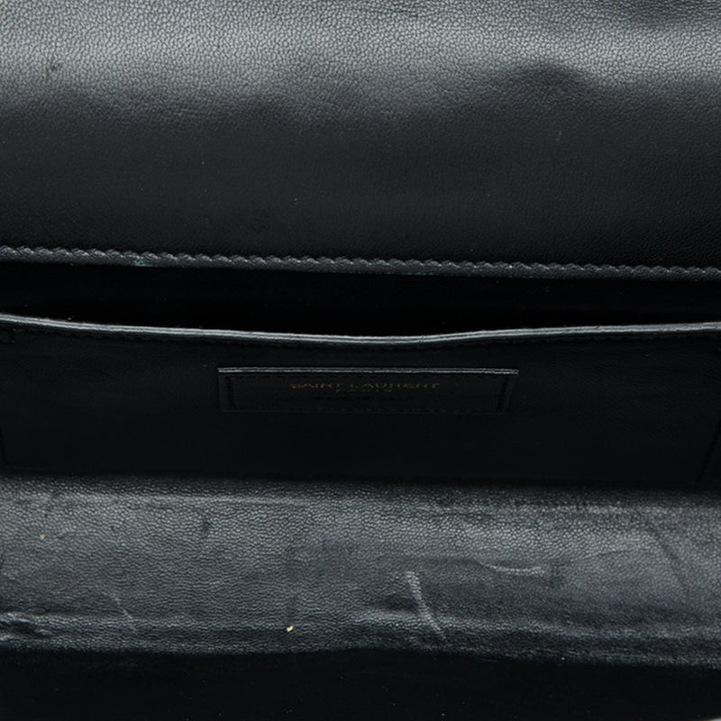 Suede Monogram Kate Tassel Clutch - Image 4
