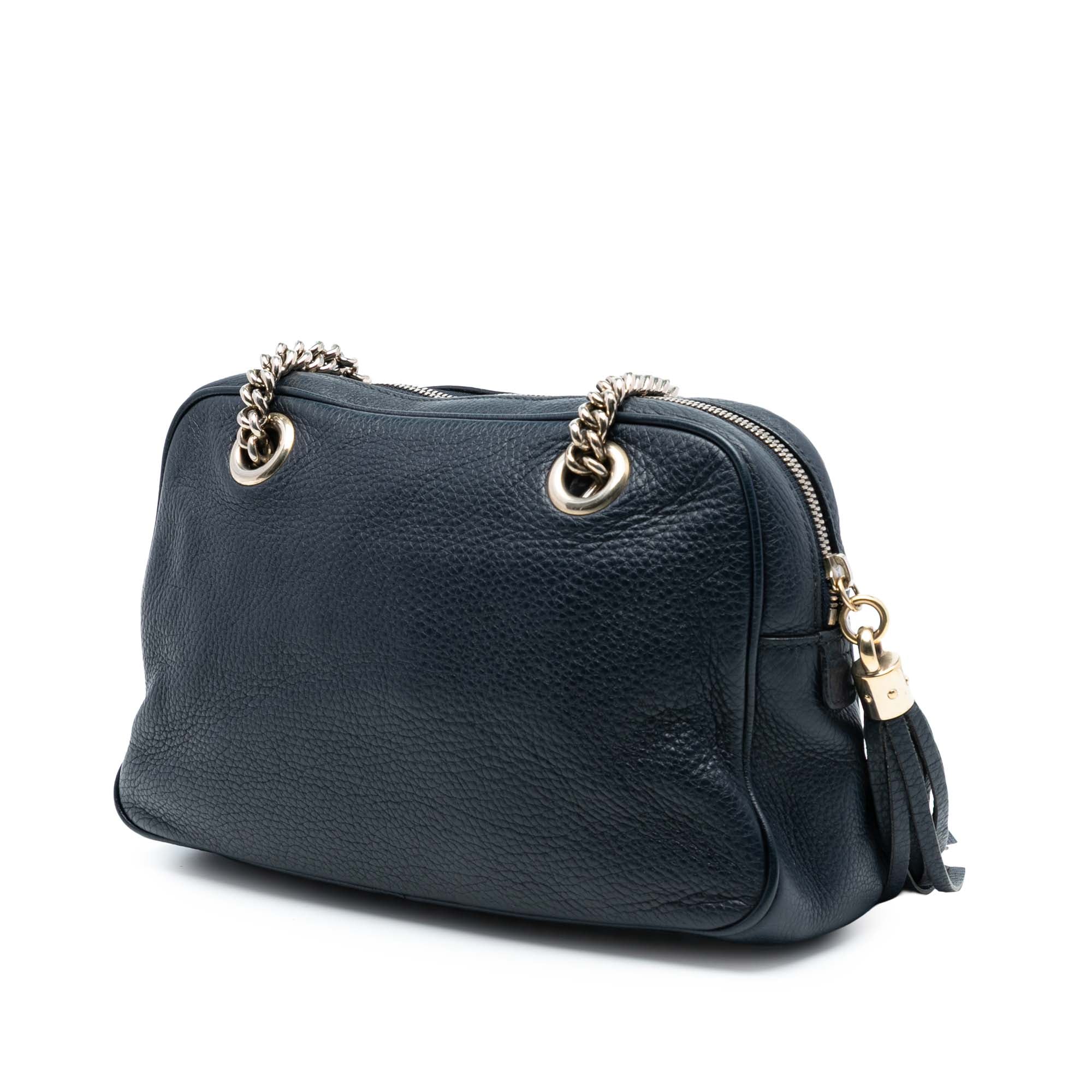 Leather Soho Chain Zip Shoulder Bag - Image 2