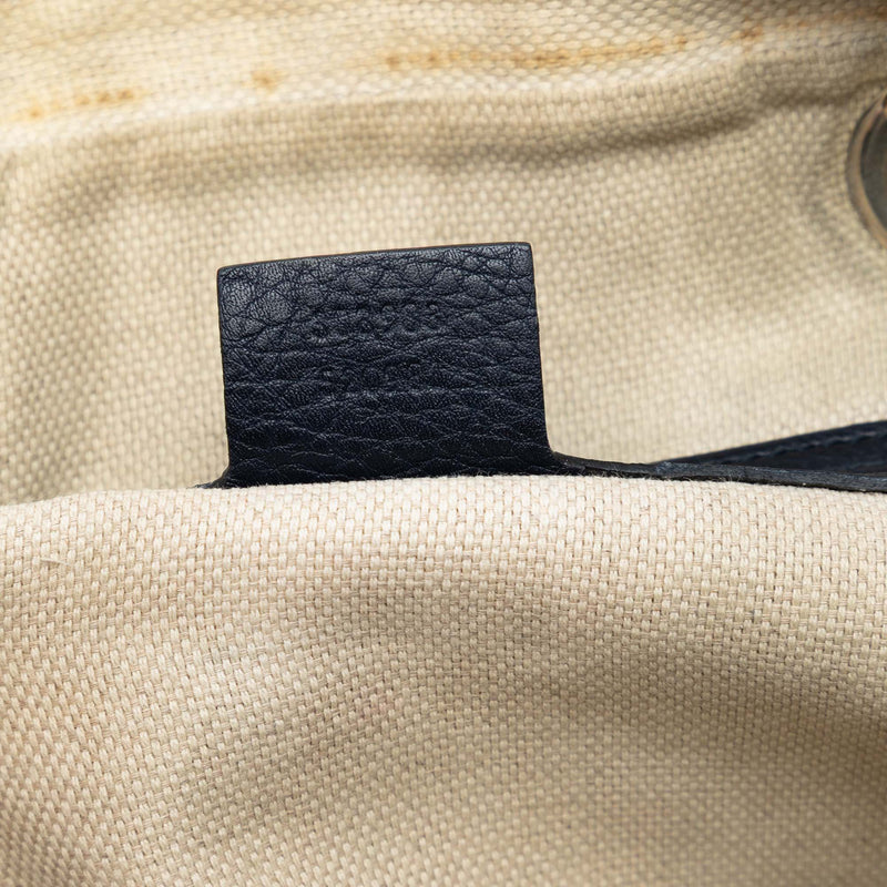Leather Soho Chain Zip Shoulder Bag - Image 6
