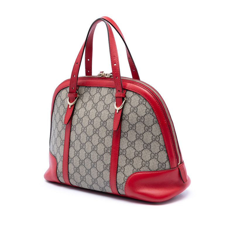 Small GG Supreme Nice Dome Satchel - Image 2