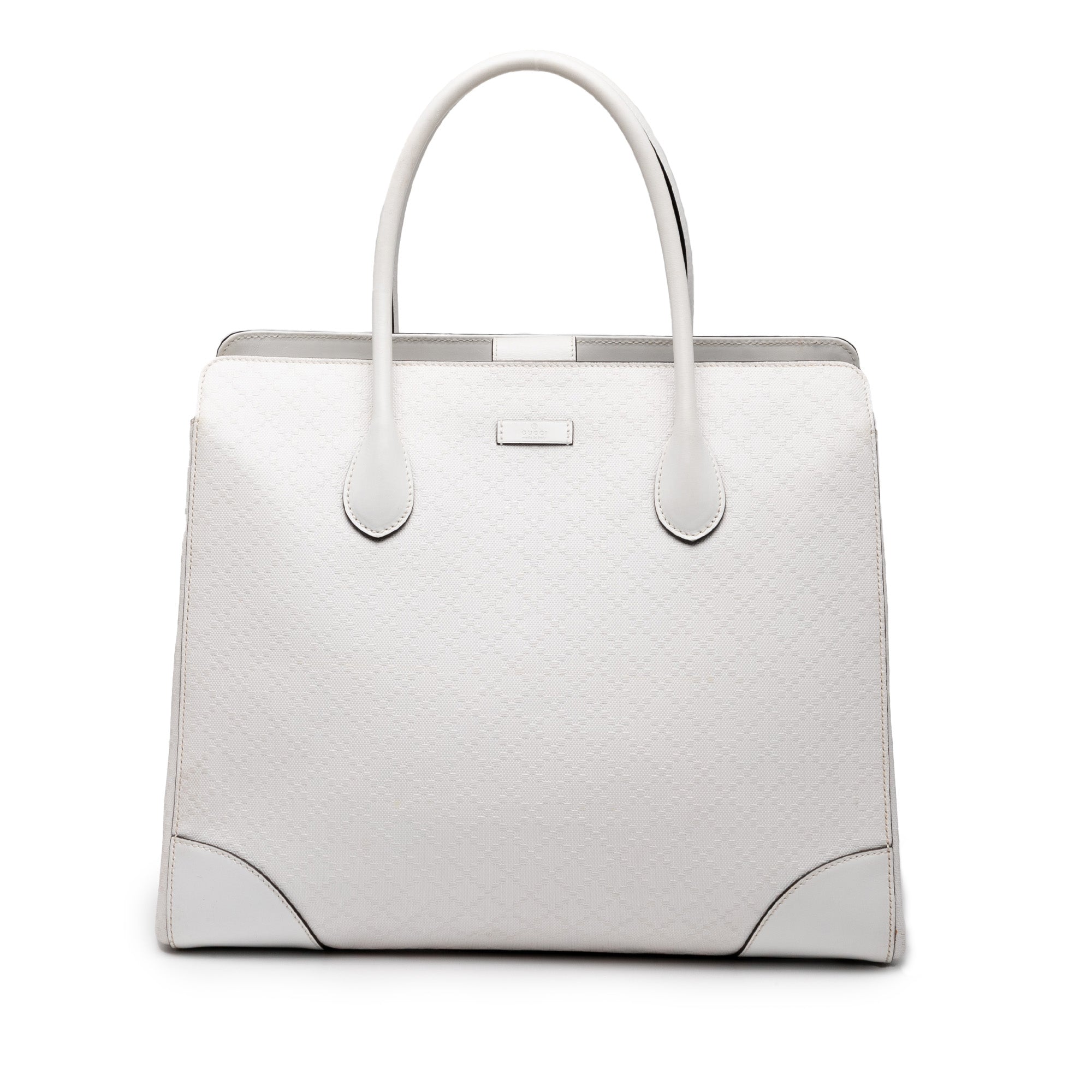 Diamante Bright Leather Tote - Image 1