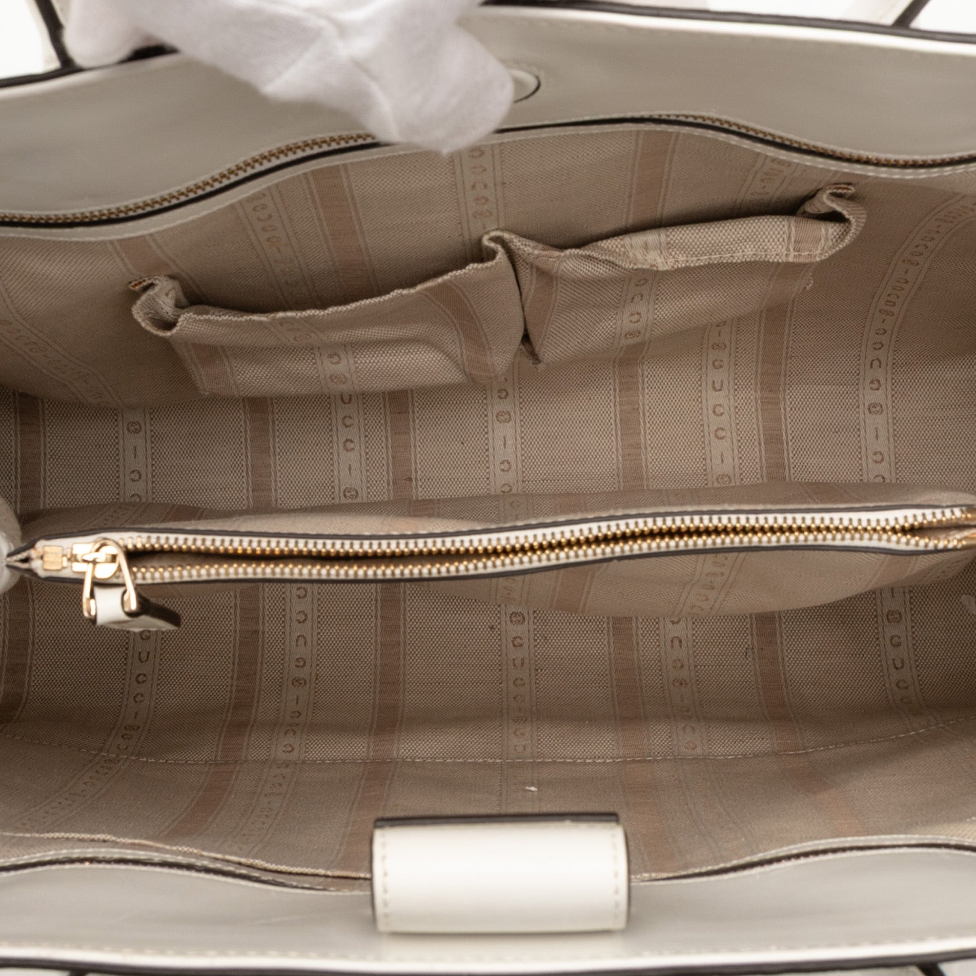 Diamante Bright Leather Tote - Image 4