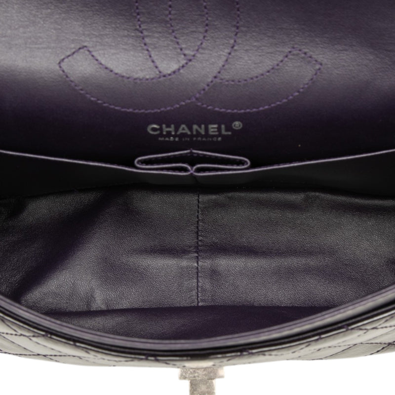 Quilted Crinkled Patent Reissue 2.55 Double Flap 226 - Image 4