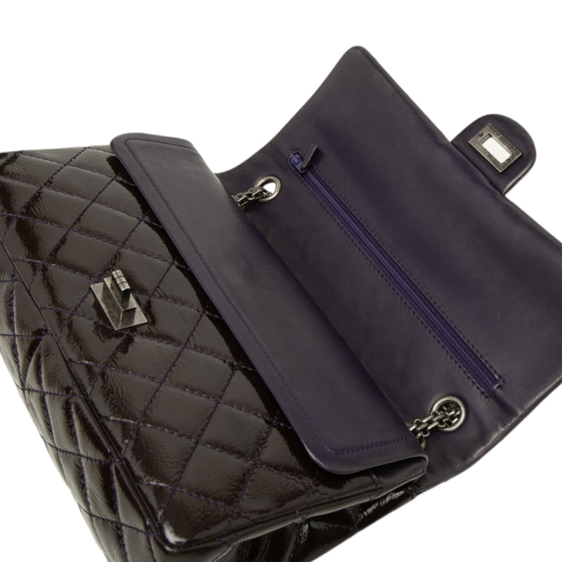 Quilted Crinkled Patent Reissue 2.55 Double Flap 226 - Image 6