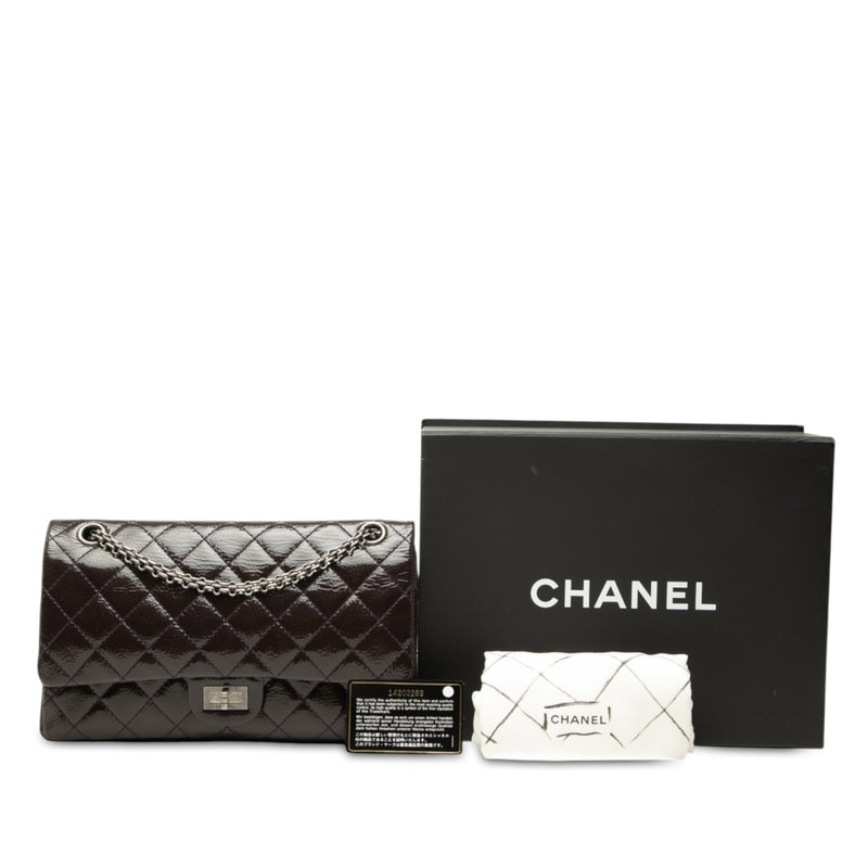 Quilted Crinkled Patent Reissue 2.55 Double Flap 226 - Image 8