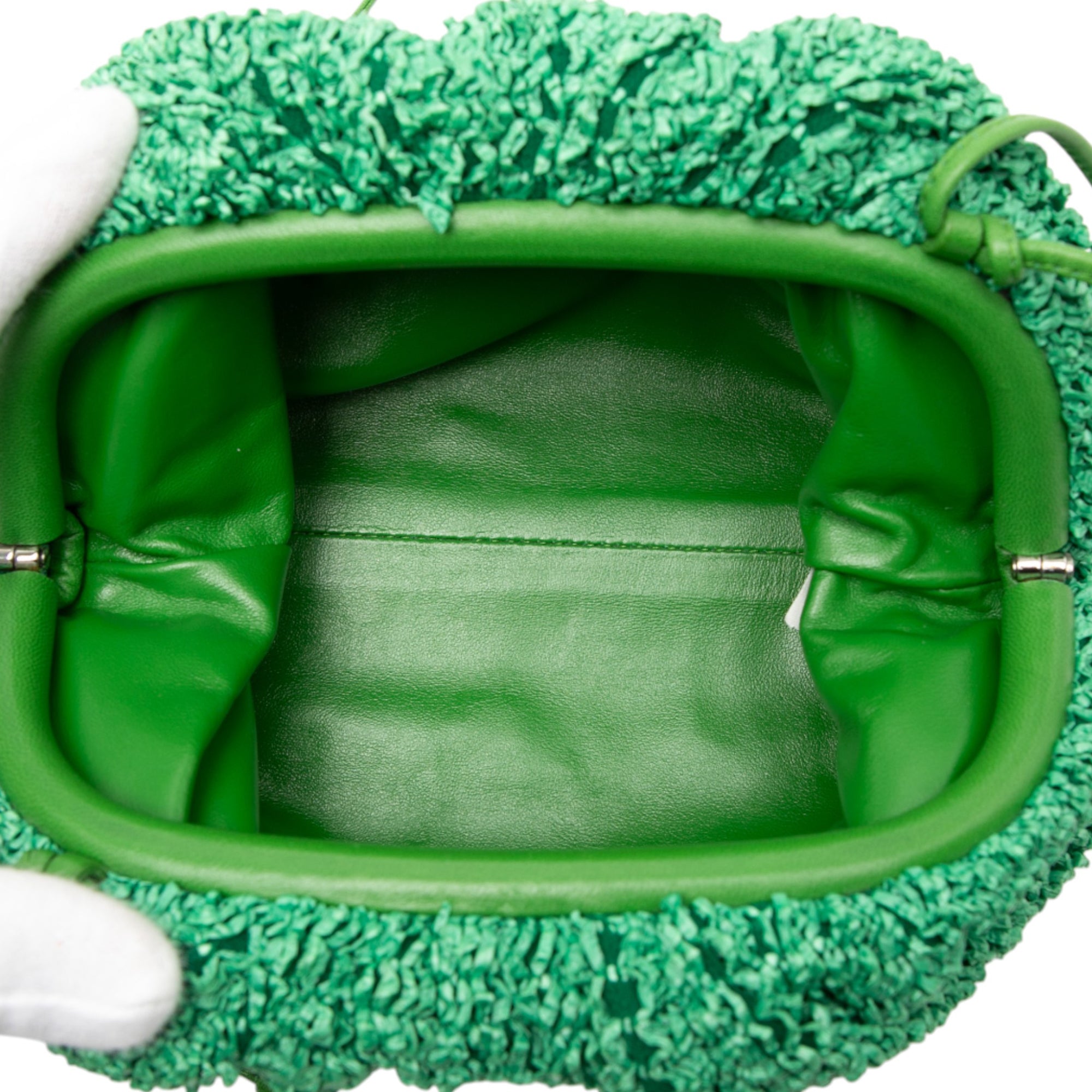 Boucle Raffia The Mini Pouch Crossbody - Image 4