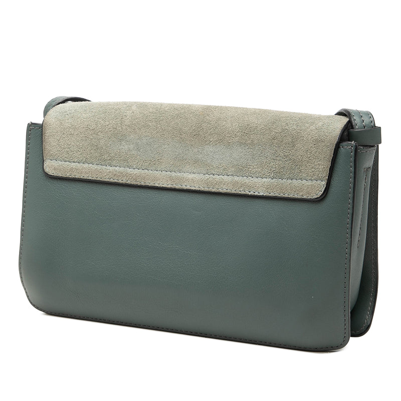 Small Suede and Calfskin Faye Crossbody - Image 2