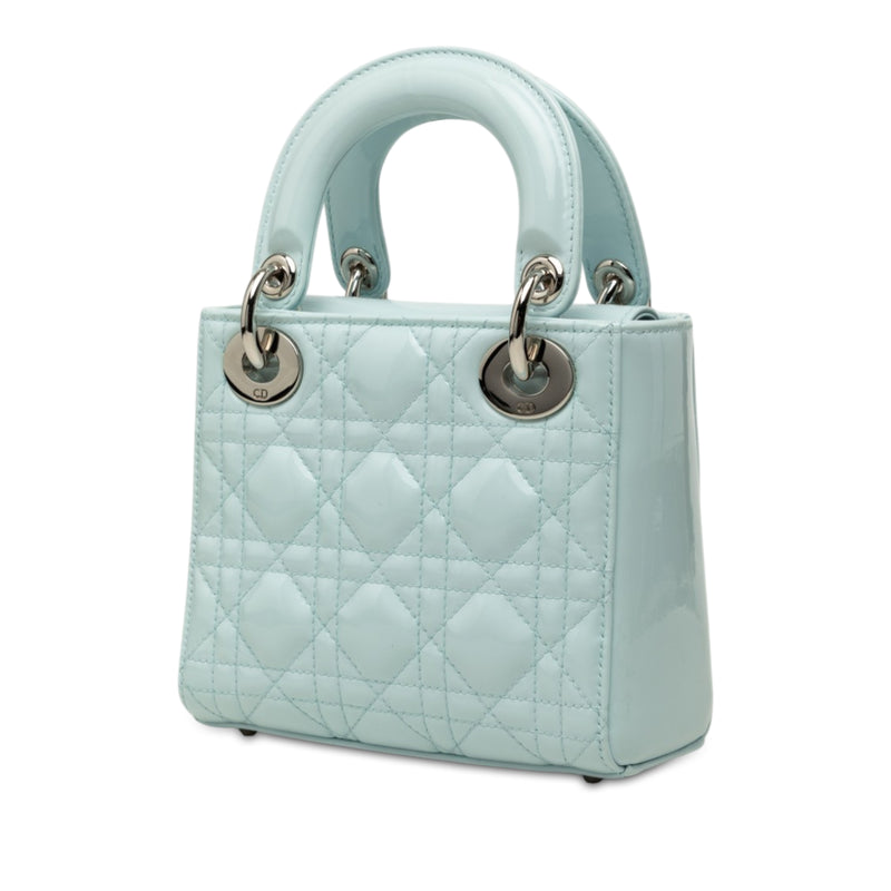 Mini Patent Cannage Lady Dior - Image 2