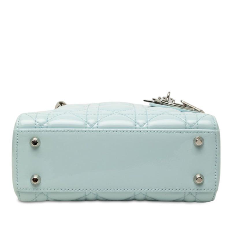 Mini Patent Cannage Lady Dior - Image 3