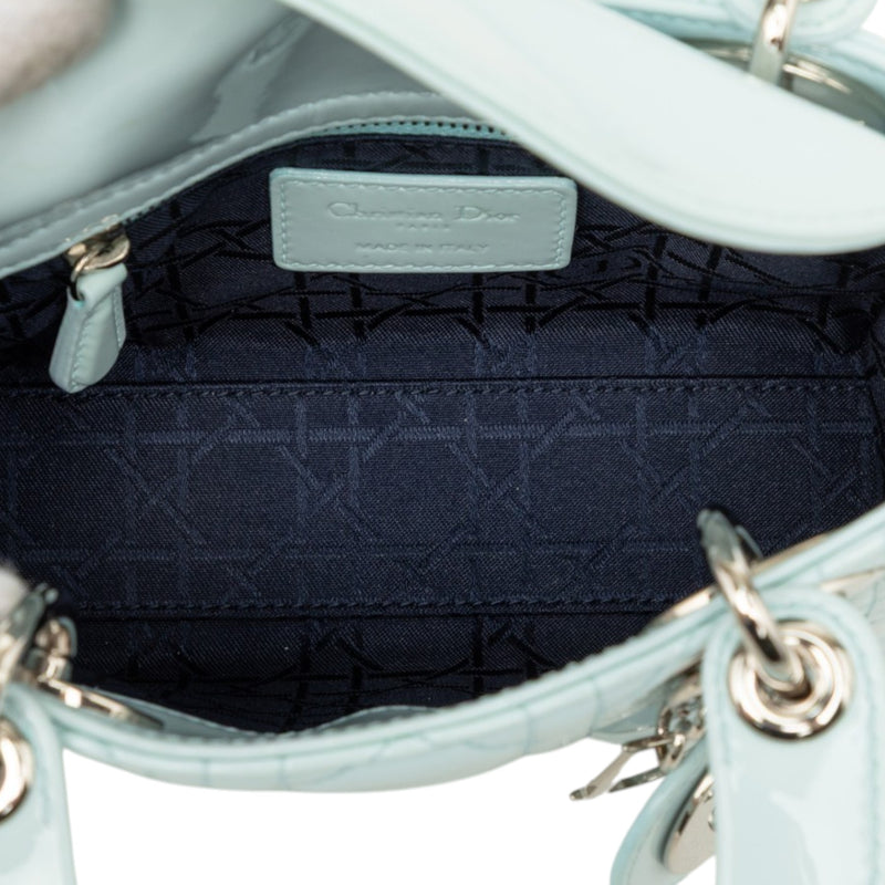 Mini Patent Cannage Lady Dior - Image 4