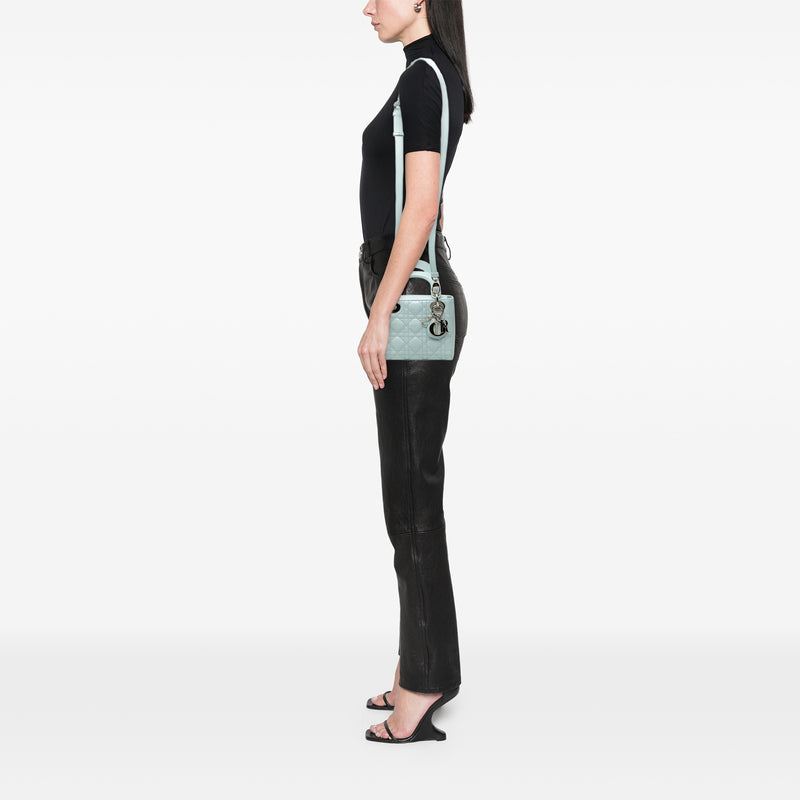 Mini Patent Cannage Lady Dior - Image 6