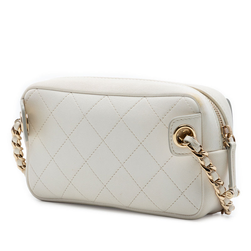Quilted Goatskin Casual Trip Waist Bag - Image 2