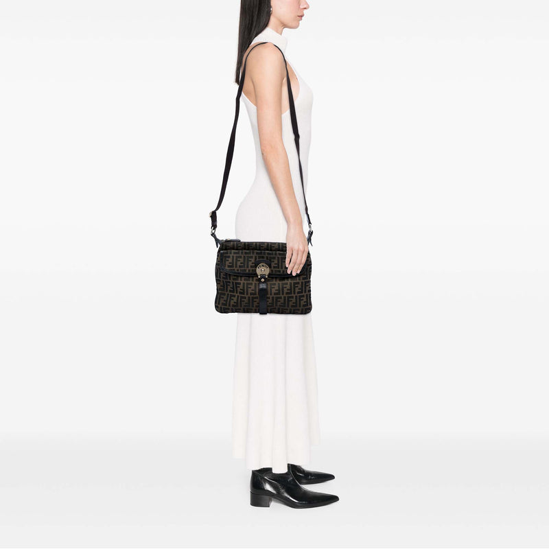 Zucca Canvas Chef Zip Crossbody - Image 5