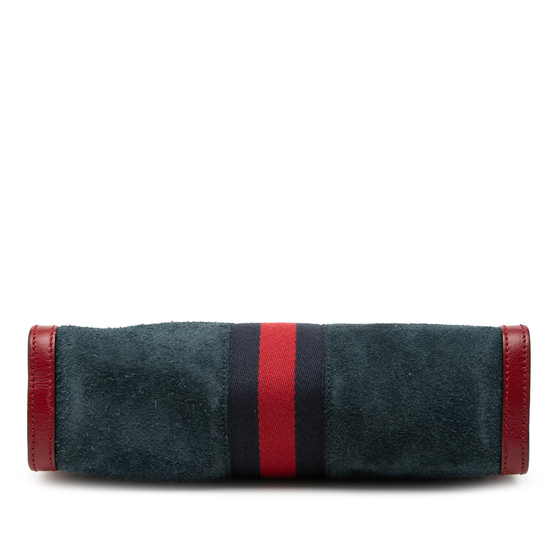 Small Suede Web Ophidia Chain Crossbody - Image 3