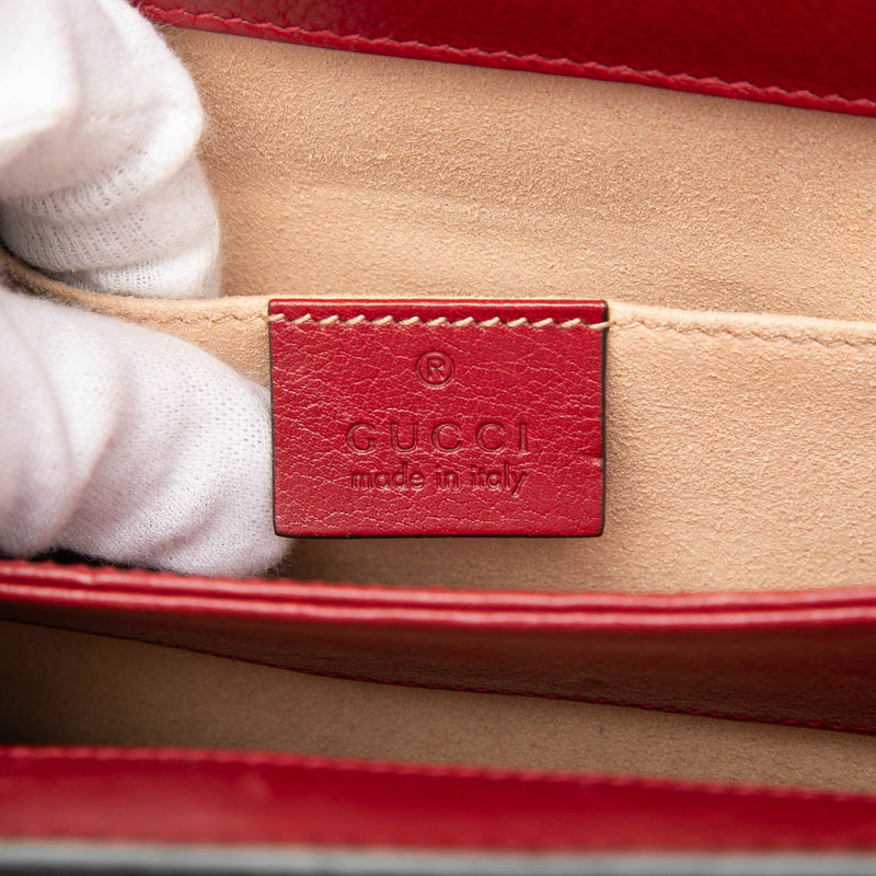 Small Suede Web Ophidia Chain Crossbody - Image 5