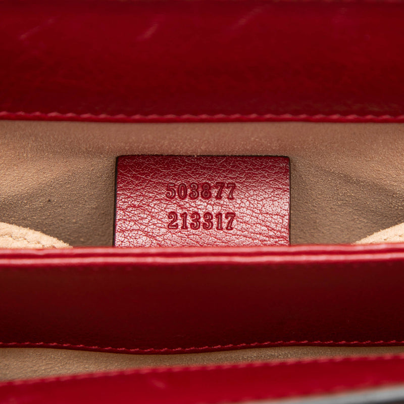 Small Suede Web Ophidia Chain Crossbody - Image 6
