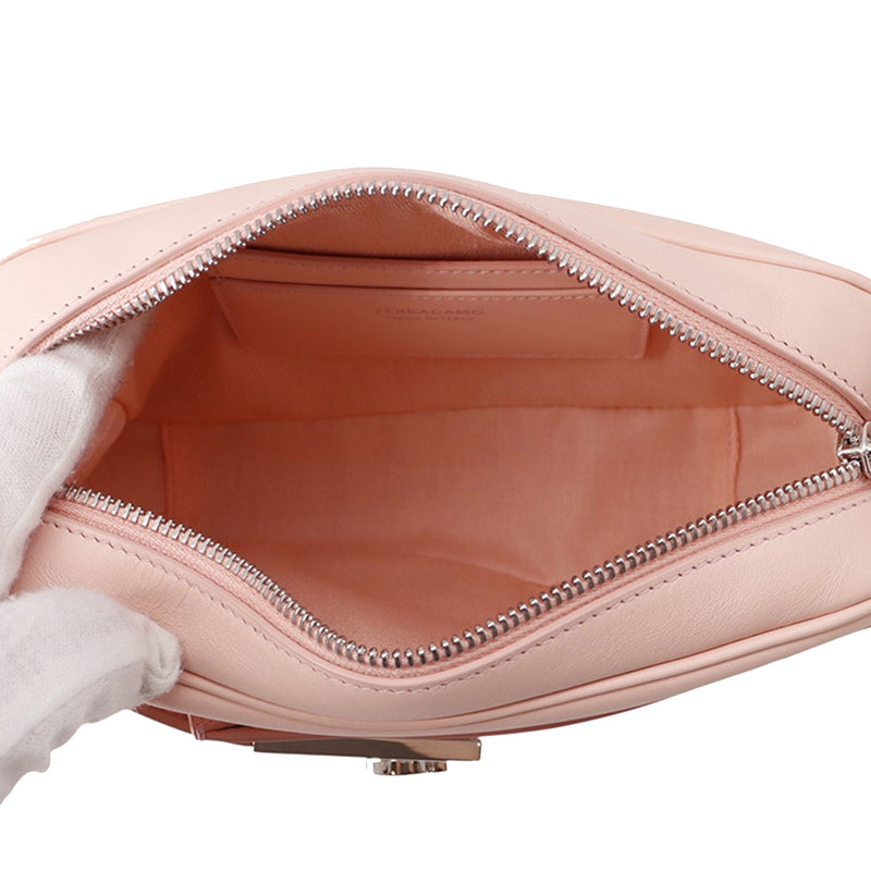 Small Leather Gancini Archive Camera Case Crossbody - Image 4