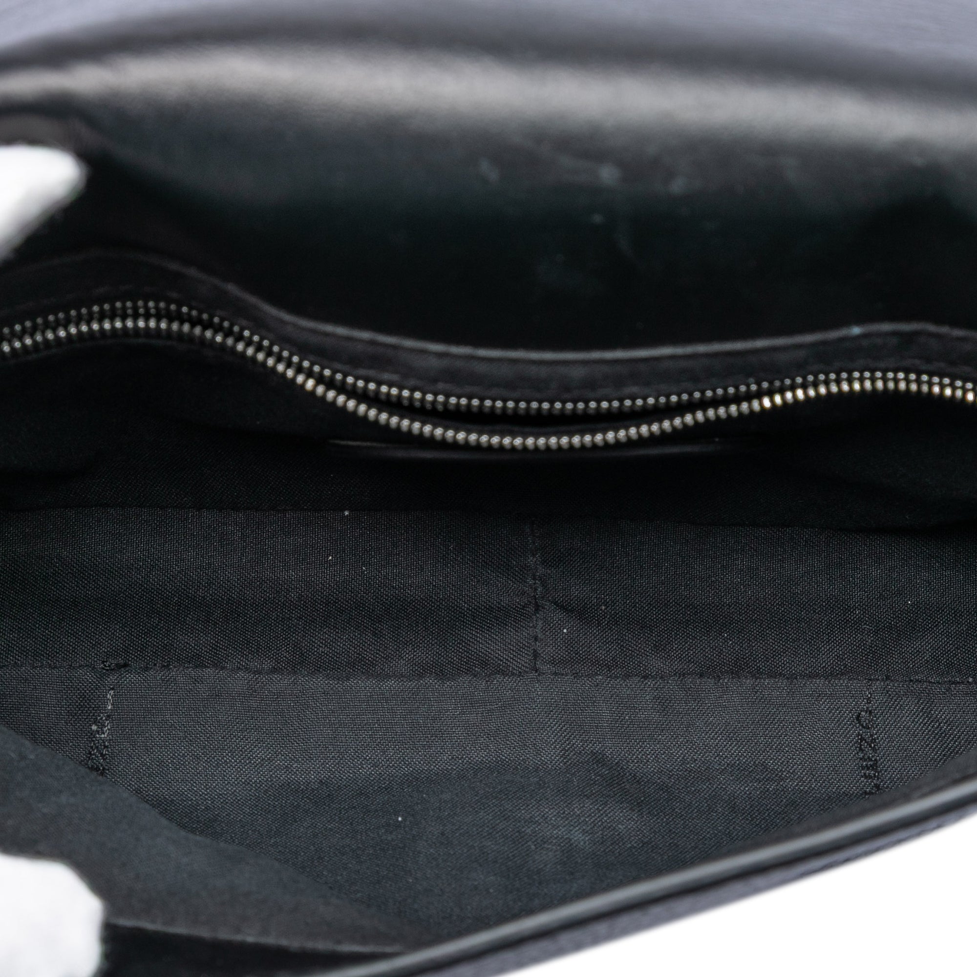 Leather Selleria Convertible Baguette Satchel - Image 4