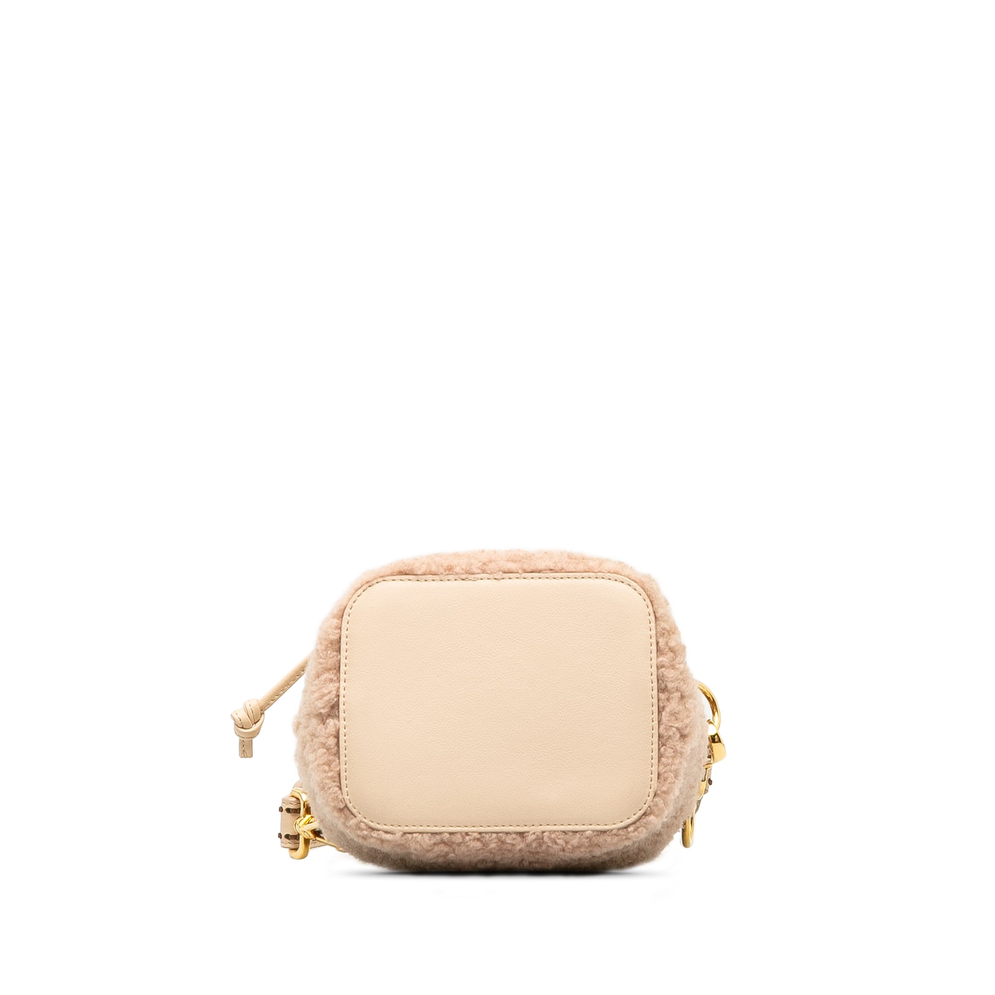 Shearling Mini Mon Tresor Bucket Bag - Image 4