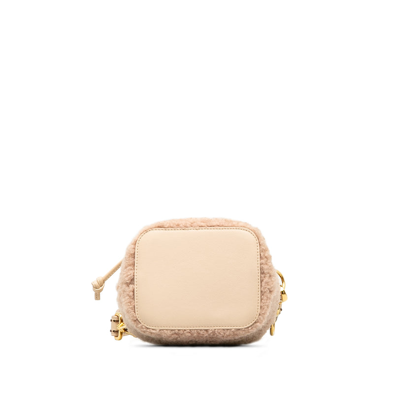 Shearling Mini Mon Tresor Bucket Bag - Image 4