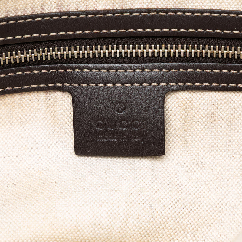 GG Canvas Web Mayfair Satchel - Image 5