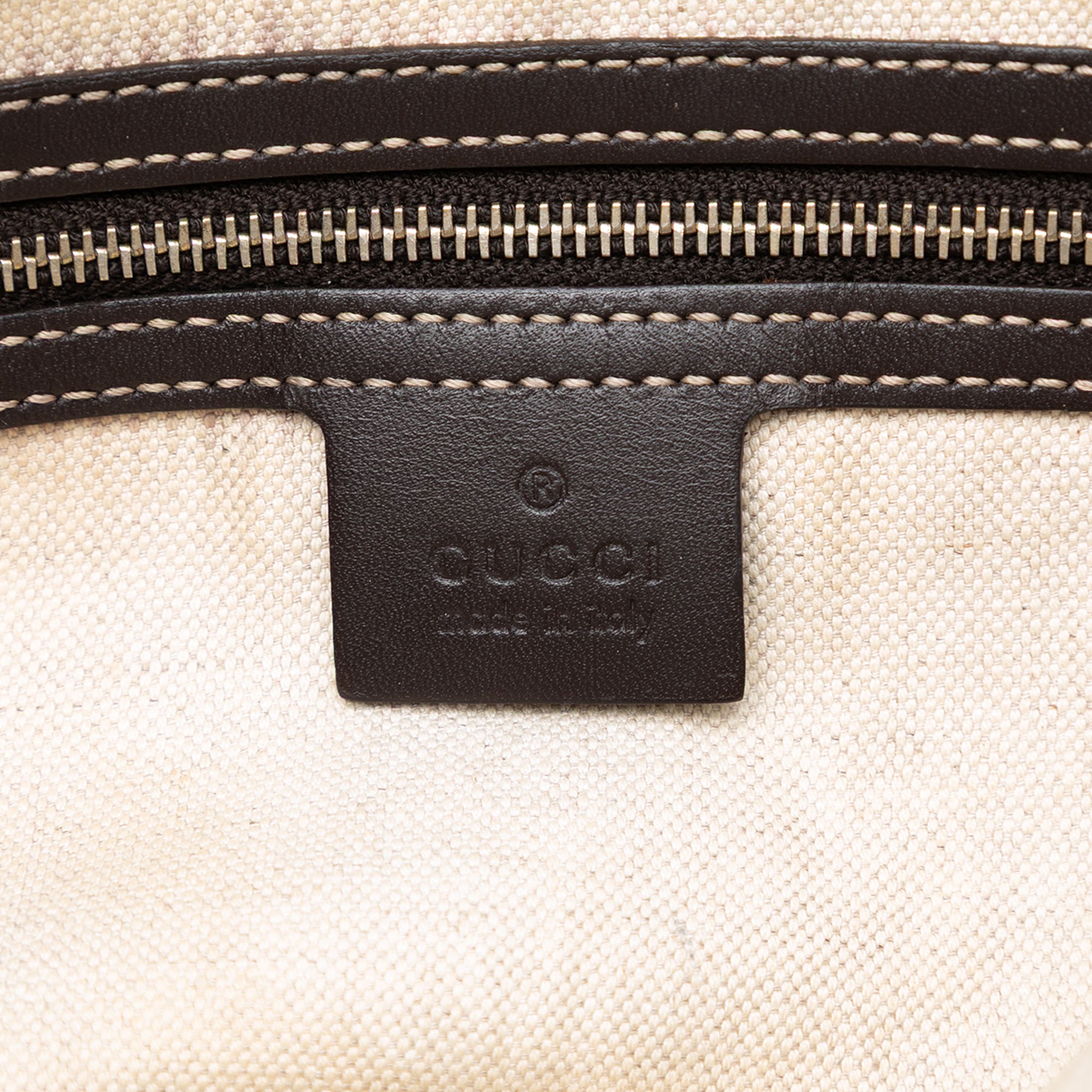 GG Canvas Web Mayfair Satchel - Image 5