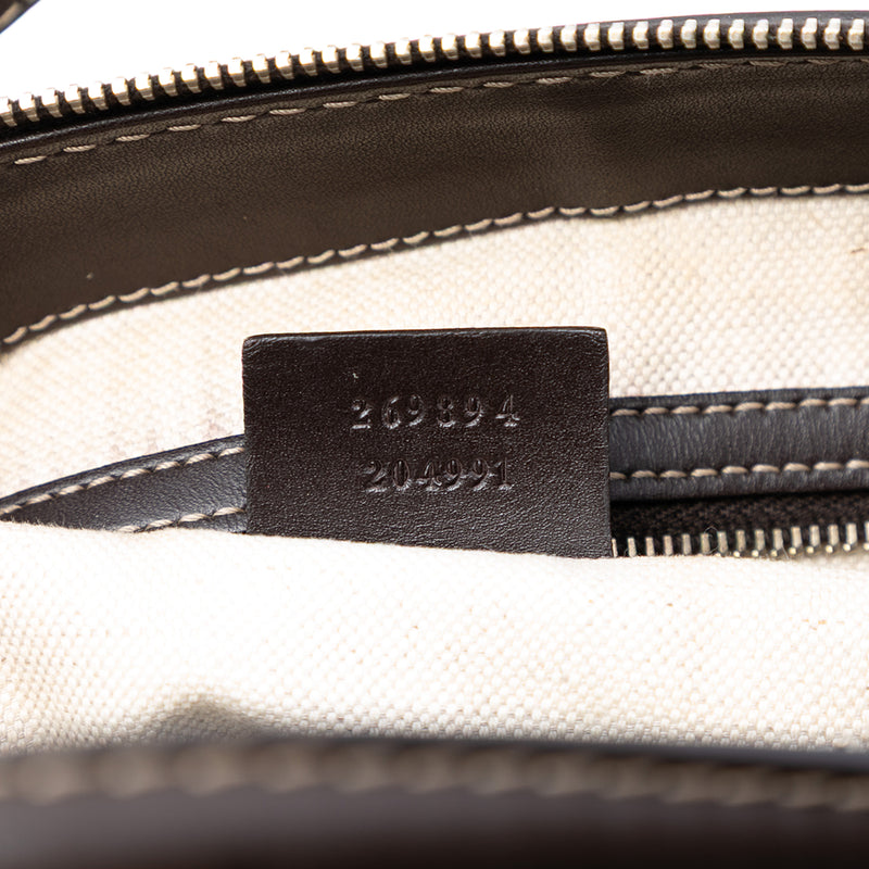 GG Canvas Web Mayfair Satchel - Image 6