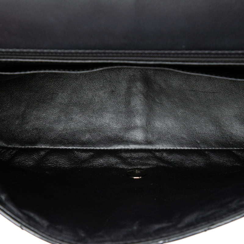 Jumbo Classic Chevron Patent Single Flap - Image 4