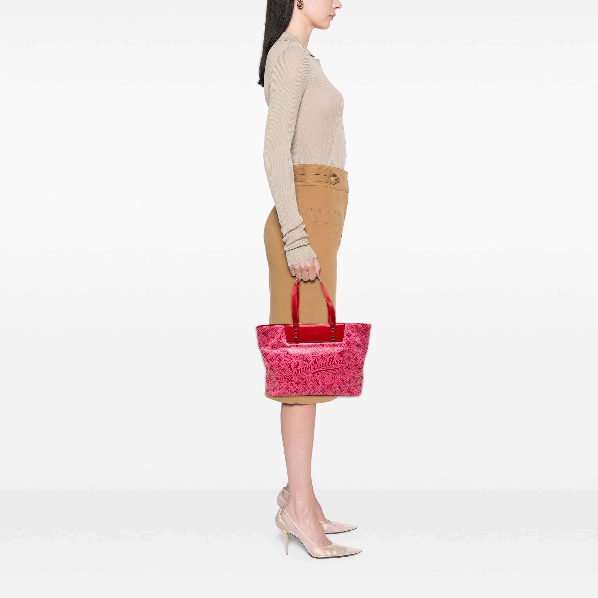 Takashi Murakami Coated Canvas Cosmic Blossom Tote PM - Image 7