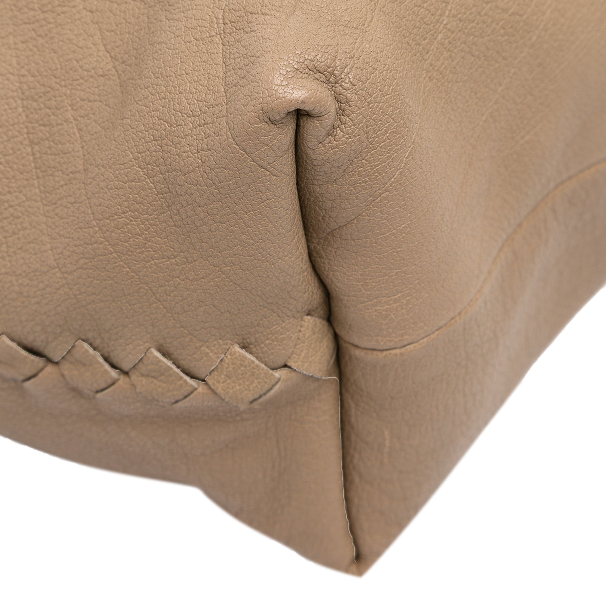 Intrecciato Trimmed Bicolor Nappa Tote - Image 8