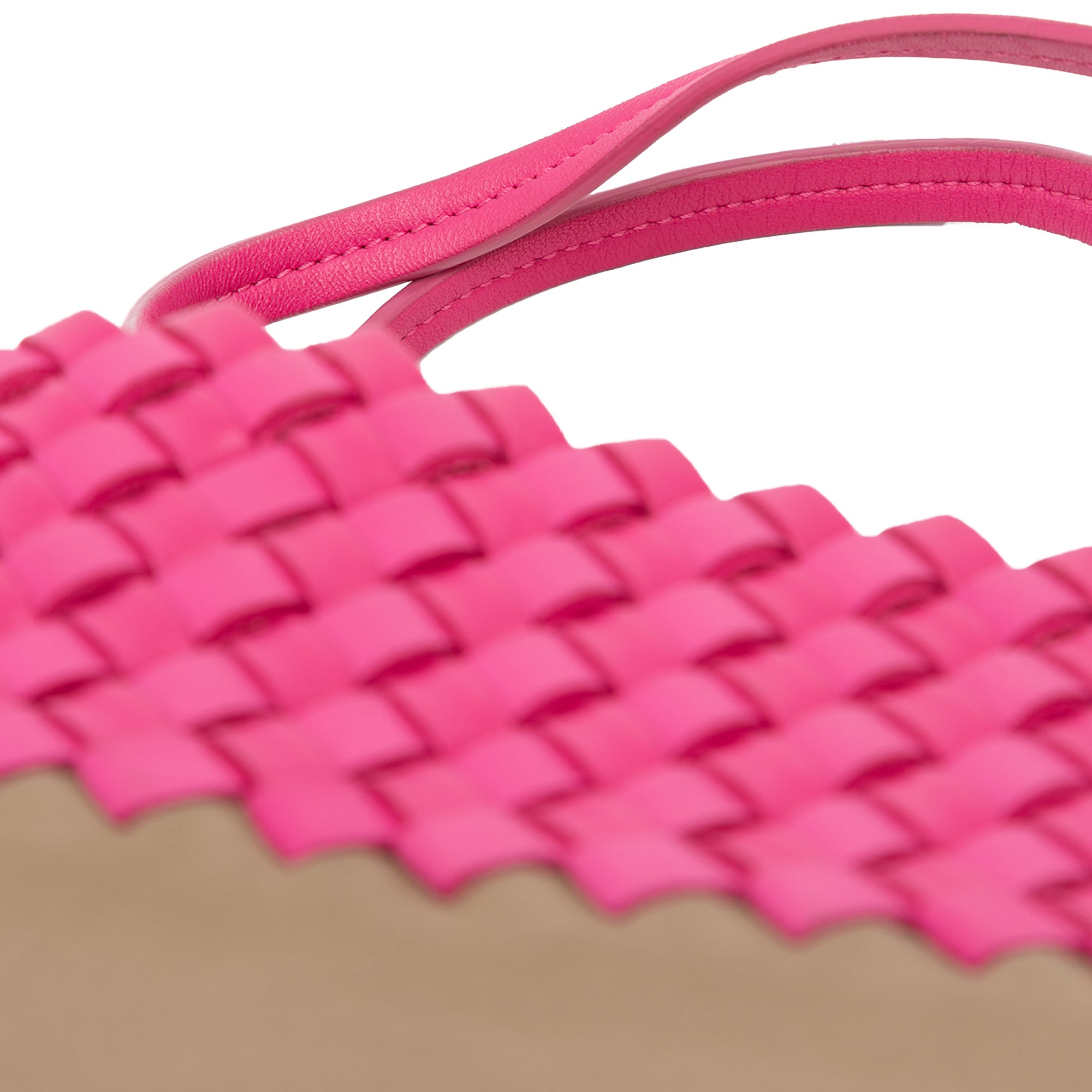 Intrecciato Trimmed Bicolor Nappa Tote - Image 9