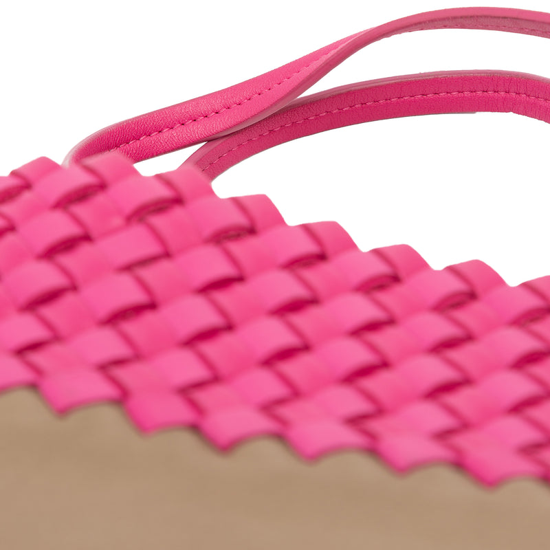 Intrecciato Trimmed Bicolor Nappa Tote - Image 9