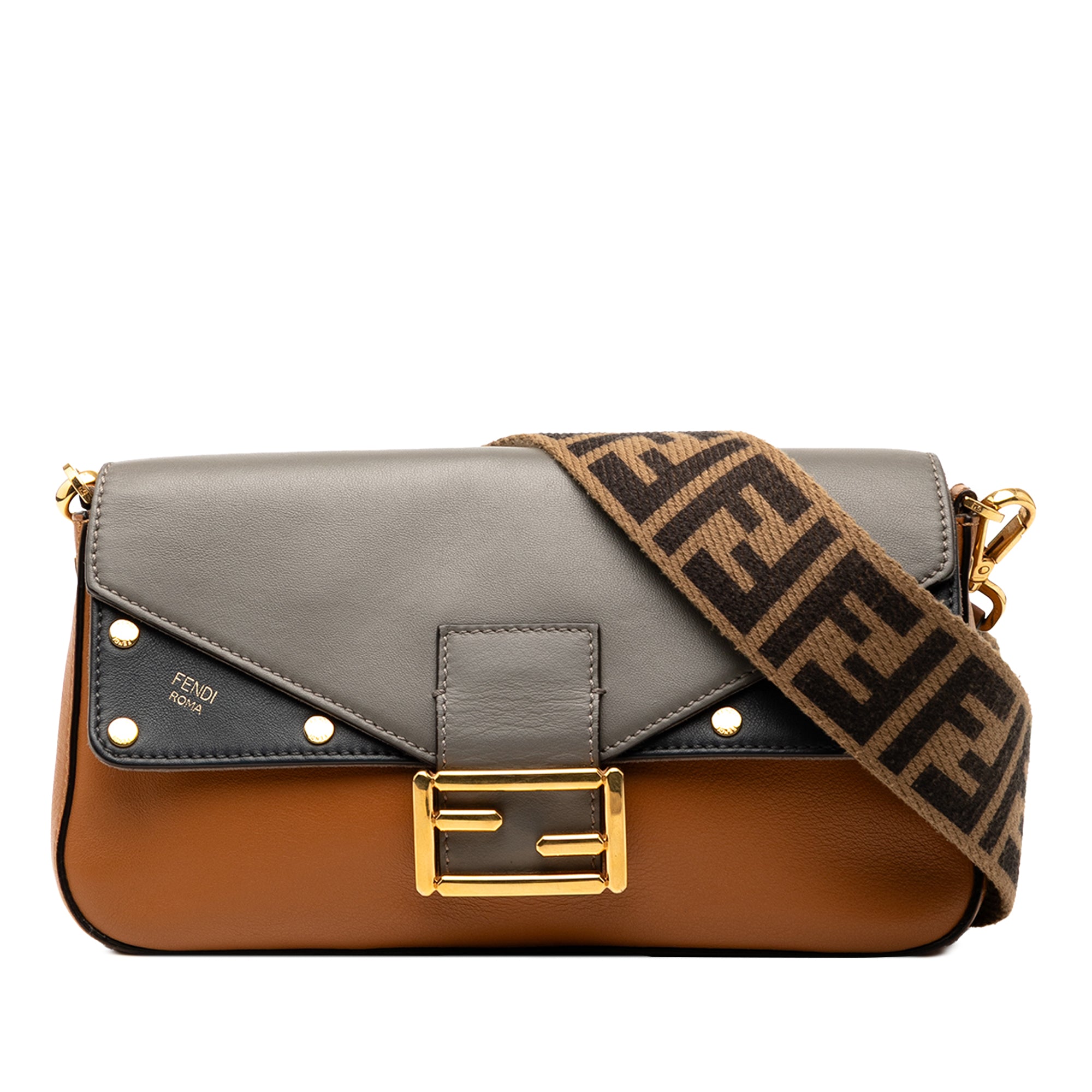 Vitello Grace FF 1974 Baguette Crossbody - Image 1