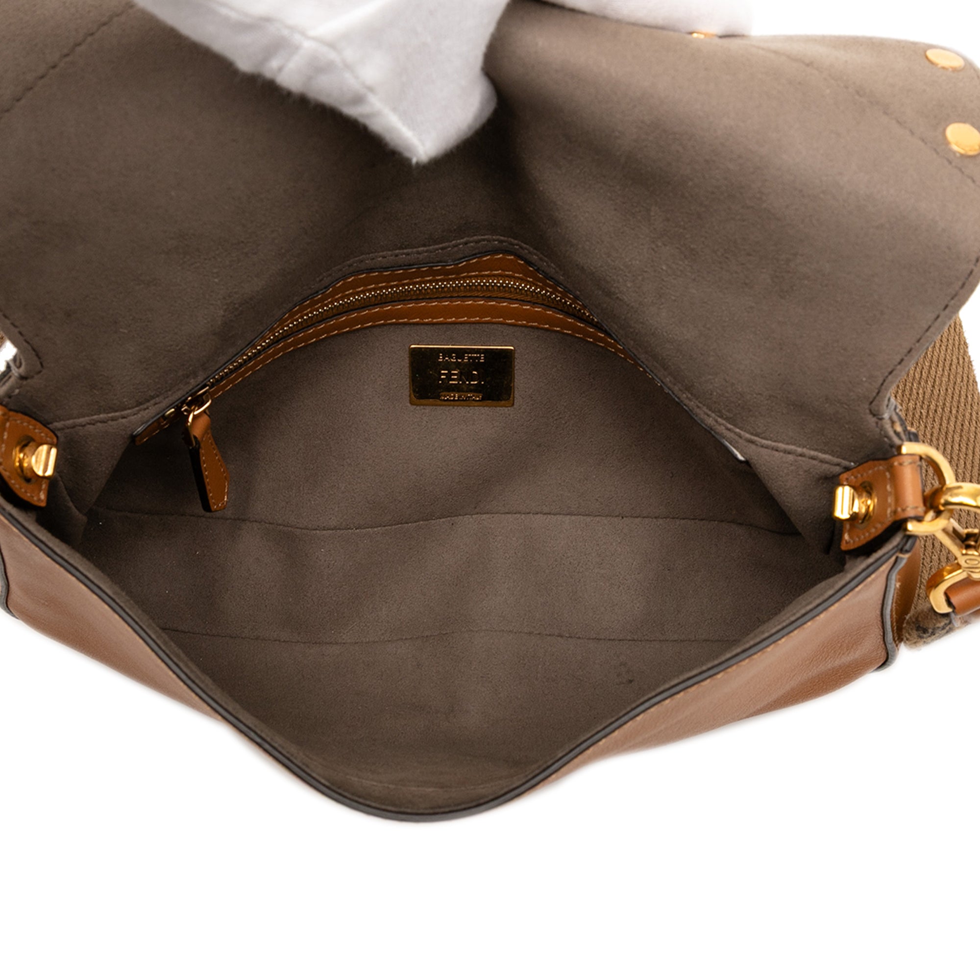 Vitello Grace FF 1974 Baguette Crossbody - Image 4